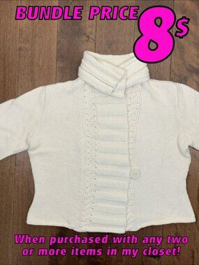 Unique! Handmade Crochet turtleneck Shirt